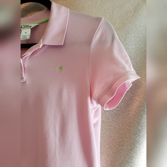 Lilly Pulitzer Pink Polo Medium - Picture 3 of 7